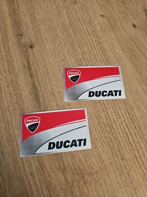 2x Sticker Aufkleber Ducati Corse glänzend Racing Motorcross Autotuning Biker