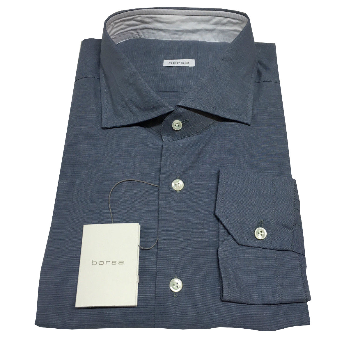 BORSA camicia uomo avio 100 хлопок СДЕЛАНО В ИТАЛИИ vestibilita slim 18090₽