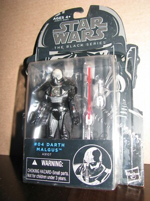 Star Wars The Black Series #04 DARTH MALGUS Old Republic 3.75