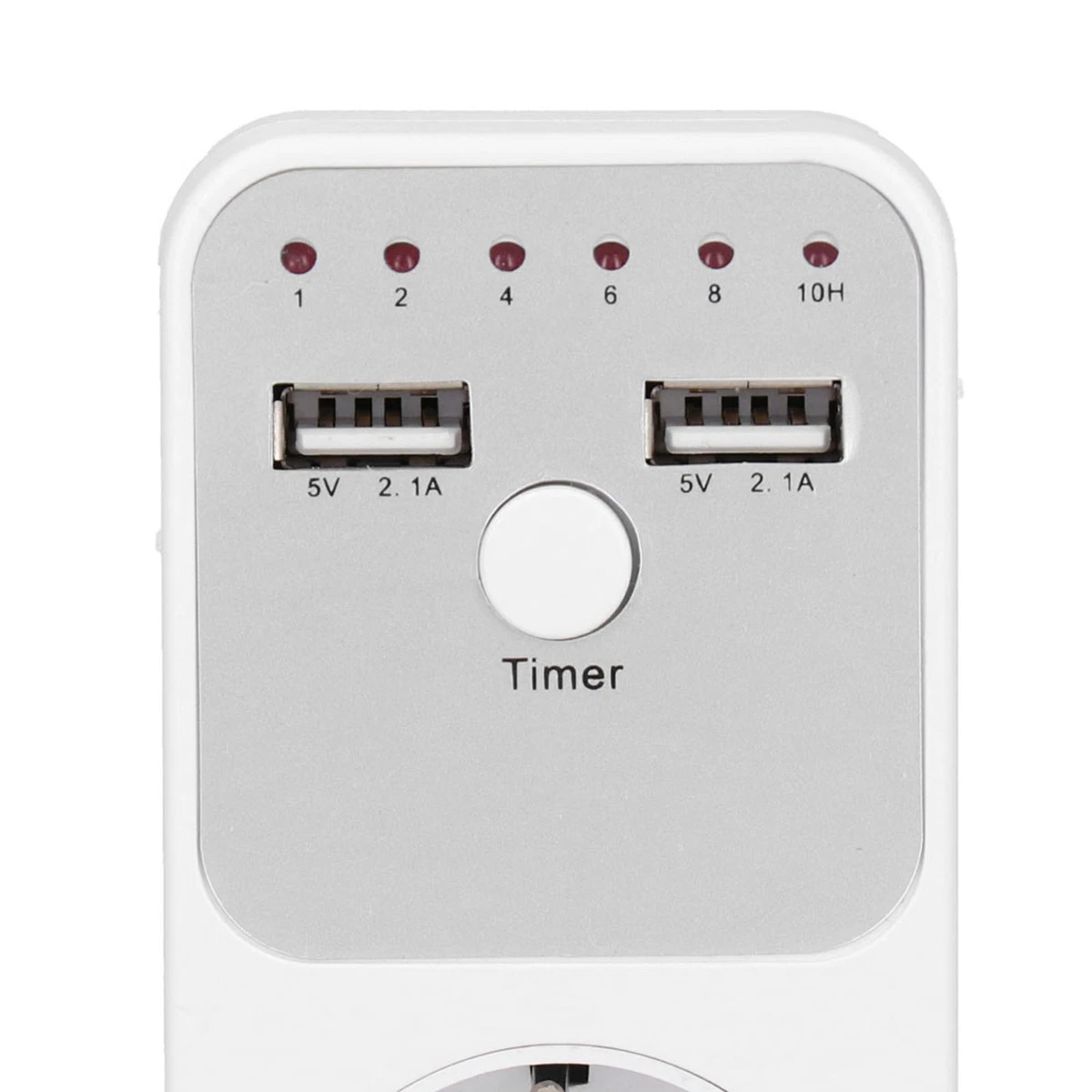 EU Plug 16A 3680W 180 260V USB Smart Digital Countdown Timer Socket For