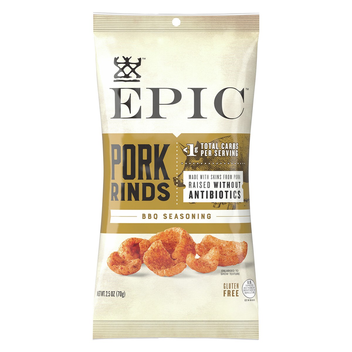 Epic Pork Rinds Barbeque 2.5 Oz (Pack Of 12) | eBay