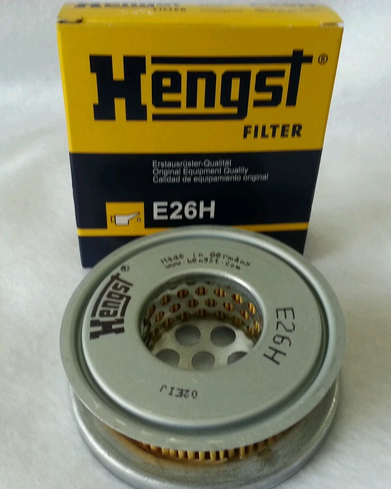 FILTRO DE DIREÇÃO HIDRÁULICA HENGST MERCEDES BENZ FABRICADO NA ALEMANHA 000 466 21 04 - Imagem 2 de 3