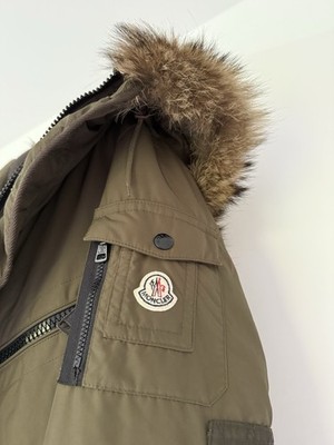 Moncler Augustin Parka - Olive Green | Coyote Fur