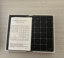 Bluetooth Black Numeric Keypad Small Number Pad Keyboard