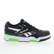 Zapatillas deportivas Reebok BB 4500 DMX para hombre de cuero negro con cordones estilo de vida zapatos