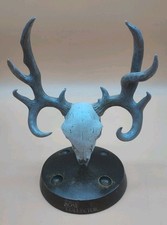 Bone Collector Tooth Brush Holder Resin Deer Skull Antler Logo Michael Waddell
