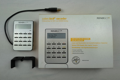 Reiner SCT ''cyberJack secoder'' Chipkartenleser Sicherheitsklasse 3, OVP