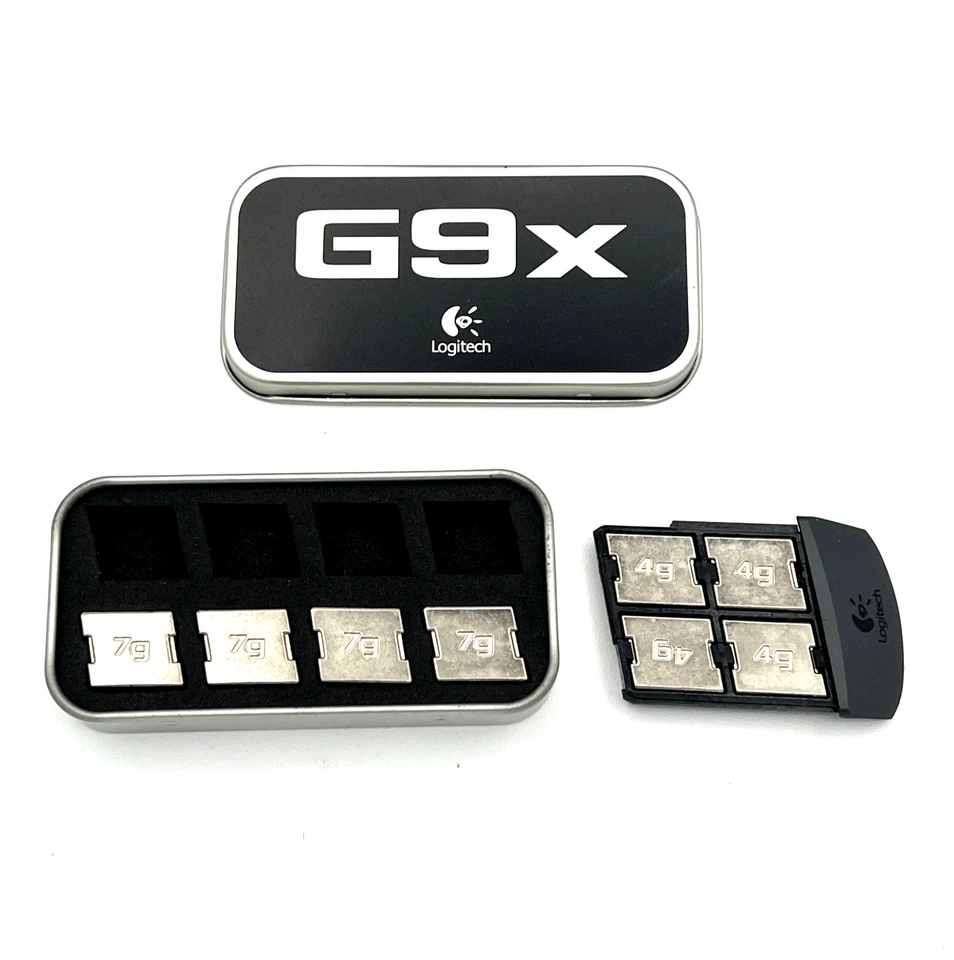 Mouse Logitech G9x + pesas + carcasa alternativa *Descontinuado* RARO Foto 4 de 4