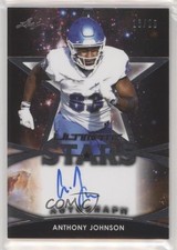 2019 Leaf Ultimate Ultimate Stars Auto 13/20 Anthony Johnson #SA-AJ1 Auto 0b5