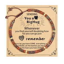Get Well Gifts for Women,Healing Natural Stone Inspirational Bracelets for Best