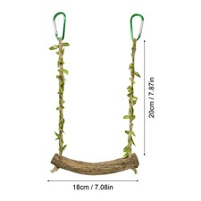 Pet Swing Toy Bird Parrot Parakeet Budgie Cockatiel Cage Hammock Hanging Toy