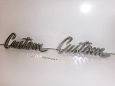 Chevrolet Chevy Truck Custom Door Emblem 3929491 2 Each 1967 Thru 1972