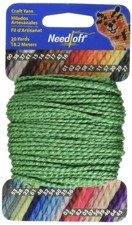 Needloft Craft Yarn, 20-Yard, Christmas Green