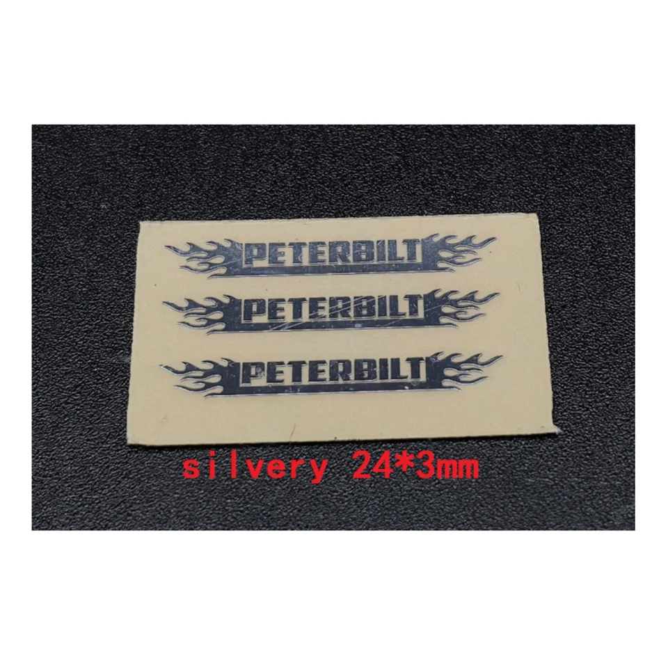 Silberne Metallpastenaufkleber für Tamiya 1/14 RC Truck King Hauler 56301 56344 - Bild 4 von 4