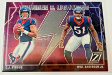 C.J. Stroud 2023 Panini Zenith - Thunder & Lightning #10 Will Anderson Texans