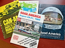 Road America Trans-am Race Programs Lot Of 4 Can-am Scca