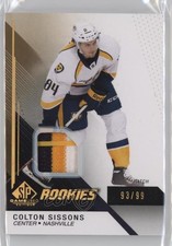 2014 SP Game Used Rookies Gold Spectrum Prime /99 Colton Sissons #125 Rookie RC