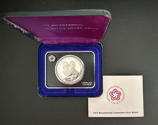 1976 Bicentennial Sterling Silver Medal: Committees of Correspondence No Res