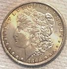 1898 O Morgan gorgeous uncirculated BU coin luster, free shipping sigma tested +