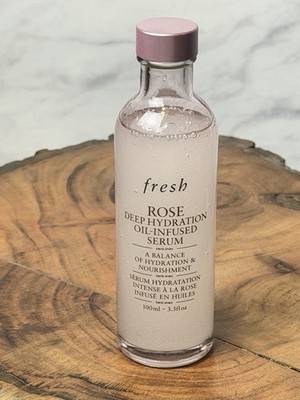Fresh Rose Deep Hydration Oil-Infused Serum 100ml 3.3 fl oz Full Size, NWOB