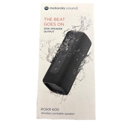 Motorola Speaker Sound 30W  Rokr 600 Portable Water Dust Resistant Bluetooth