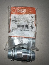 (4) Halex 26352 Rigid/IMC 3/4” Compression Connectors – UL Listed – Zinc Alloy