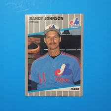 Randy Johnson Hall of Famer — 1989 Fleer #381 RC  Affordable Sports Card Gift