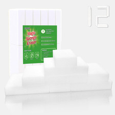 12 Pack Magic Eraser Cleaning Sponges Melamine Foam Multi Surface