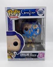 Dakota Fanning "Coraline" AUTOGRAPH Signed 'Dowsing Rod' 1661 Funko Pop ACOA