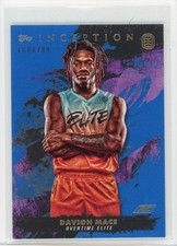 2021-22 Topps Inception Overtime Elite #39 Davion Mace Blue #/199