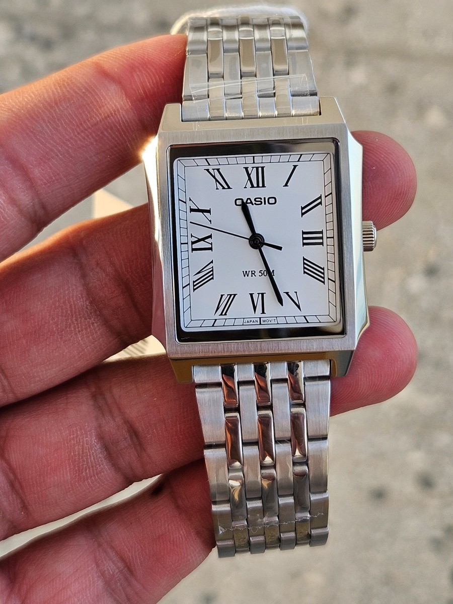 Casio MTP-B190D-7BVDF Men's Watch Square Case Roman Dial WR50M