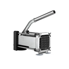 French Fry Cutter, Potato Slicer with 1/2-Inch and 3/8-Inch Stainless Steel Blad