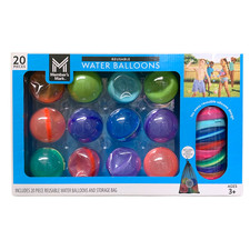 Member's Mark Magnetic Closure Reusable Water Balloons Mesh Storage Bag, 20ct.