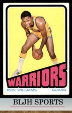 1972-73 Topps #123 Ron Williams Golden State Warriors (4A3)