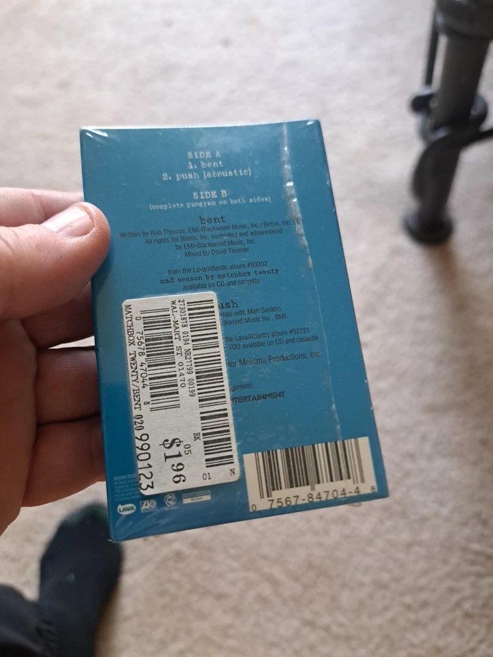 Matchbox Twenty - Bent CASSETTE TAPE Factory Sealed  - Image 2 of 4