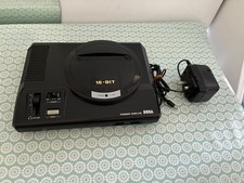 SEGA MEGA DRIVE (PAL) 16-BIT RETRO CONSOLE (MODEL: 1601-05)  + adapter 