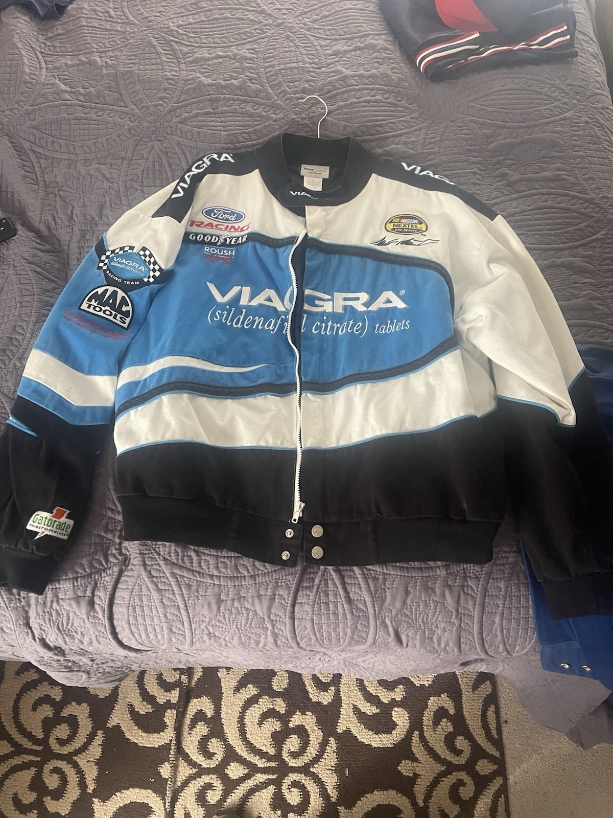 Mark Martin Viagra Racing Jacket XL Ford Roush Racing 