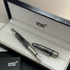 Montblanc high-end luxury signature/fountain pen  M-nib black/silver body