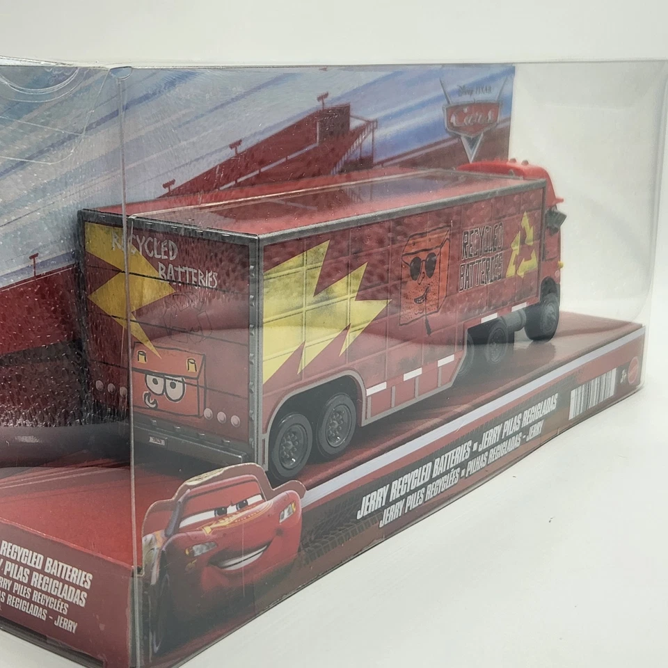 Jerry Recycled Batteries Hauler Disney Pixar Cars 2025 Diecast 1:55 Truck - Image 3 of 4
