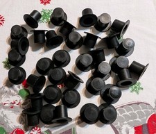 36 Miniature Plastic Snowman Hats Christmas Crafts