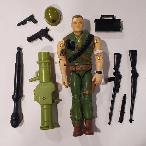 Hasbro 1995 GI Joe Sgt. Savage Combat Sgt. Savage Figure 4.25" VTG Complete