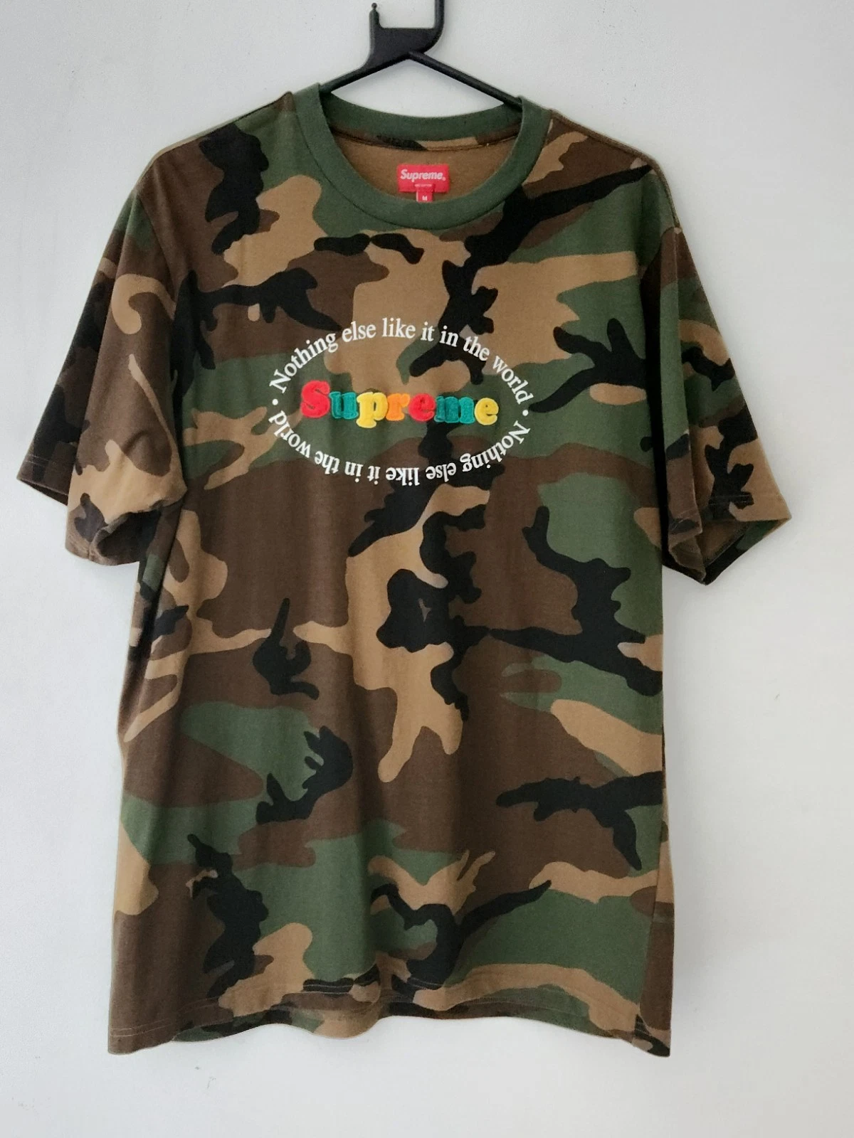 T shirt camouflage SS20 Supreme Nothing Else S/S top taille M moyen