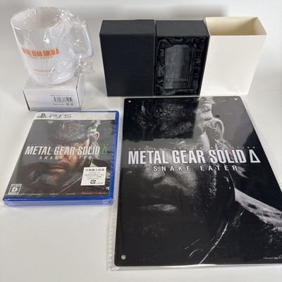 Metal Gear Solid Delta Snake Eater Famitsu DX Pack 3D Crystal Set PS5 Japan Neu