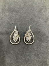 Cubic Zirconia CZ Dangle Drop Earrings Women Hanging Earrings Fashion Jewelry