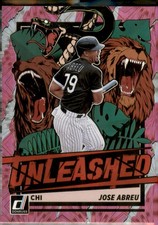 2021 Donruss #UNL10 Jose Abreu Unleashed Pink Fireworks