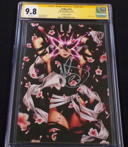 X-MEN #15 MARVEL COMICS SIGNATURE SERIES BROOKS VIRGIN CGC GRADED 9.8