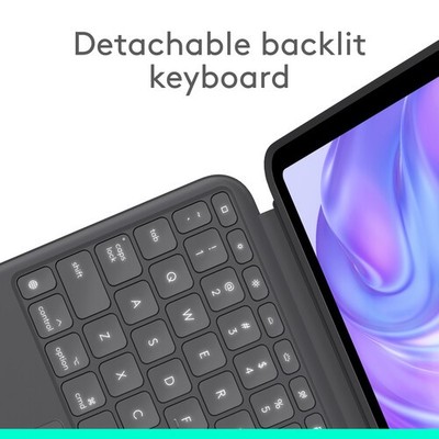 Logitech Combo Touch Backlit Keyboard Case for Apple 11