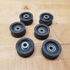 Flat Idler Pulley FIP1875-0750, 1-7/8" Groove Diameter, 3/4" Groove Width - USED