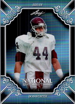 Brian Bosworth 2026 Leaf National NSCC Exclusive Blue /48