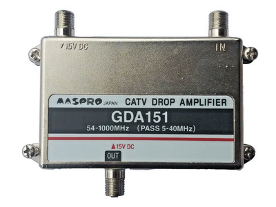 Maspro CATV Drop Amplifier GDA151 54-1000MHz Signal Booster HDTV CATV